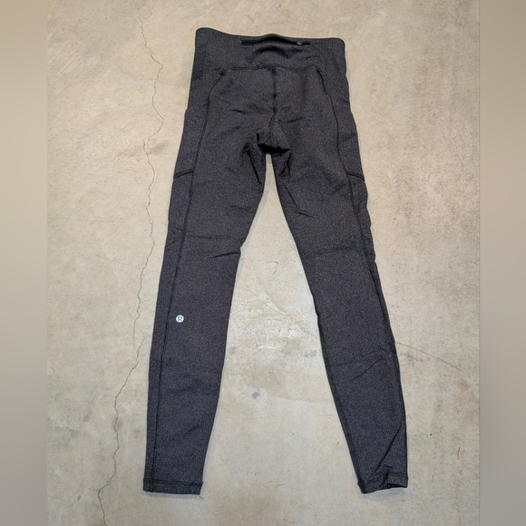 Lululemon Speed Up Tights Women's 6 Gray Stretch - Picture 4 of 5